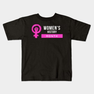 Women's History Month Kids T-Shirt